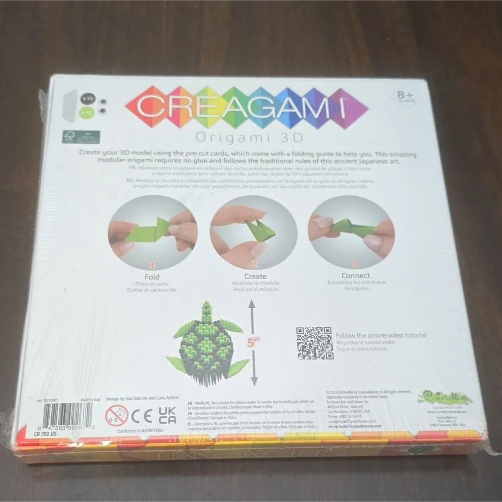 Creagami Origami 3D Paper Sculpture Kit Mini 134 pcs CR 702 US